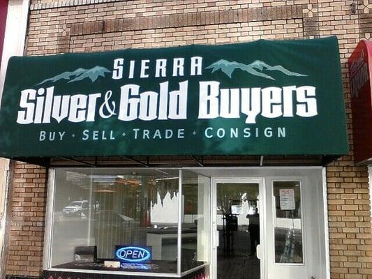 Store Front of sierra silver and gold buyers