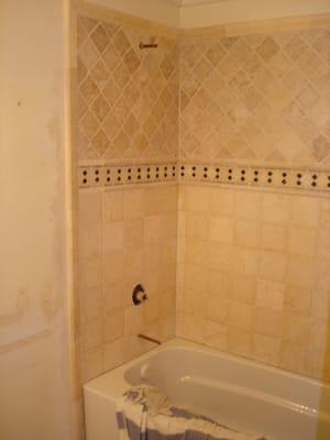 Tile work - Shower