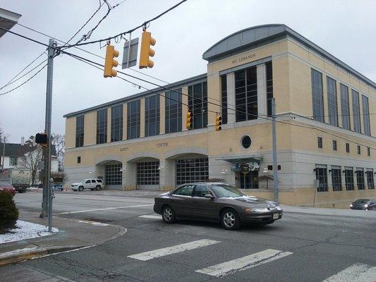 Mount Lebanon Fire Department in the Public Safety Center. Three bays in one big, beautiful building.