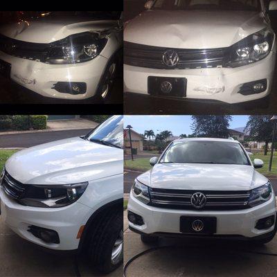 Before & After 2014 Volkswagen Tiguan