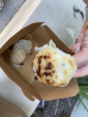 Coconut pancake - rice pouch filled with sweet coconut filling