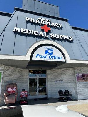 Postal services, medical supplies