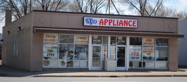 Nice Appliance is located south of I-696 on the east side of Van Dyke.