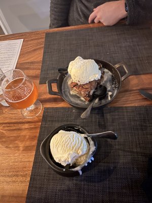 Cinnamon Bread Pudding topped with Vanilla ice cream 9/10