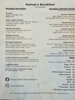 Menu - Dec 2023