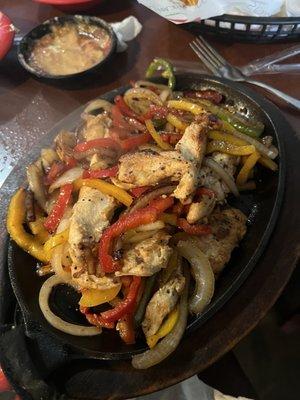 Chicken fajitas