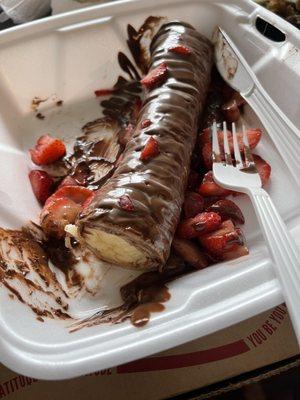 Banana Crepe Roll