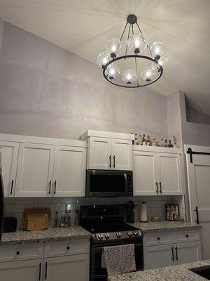 Kitchen chandelier