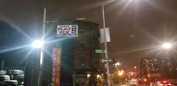 Corner of flushing and Central