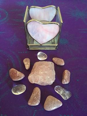 Crystals for love & clarity.