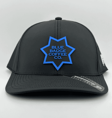 Blue Badge Coffee; merch and web design.