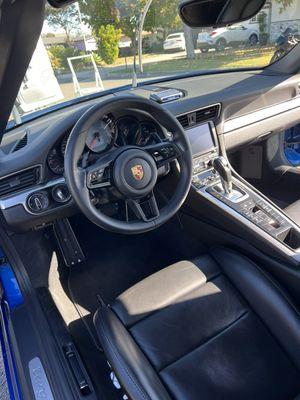 Spotless 911 interior