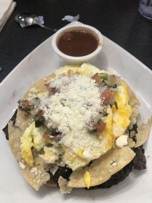 Steak huevos ranchero