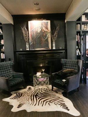 Lounge area in the bar