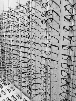 Get your eye exam and then pick out glasses. We will have them sent to be made. One stop service!