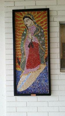 Mosaics made in art class