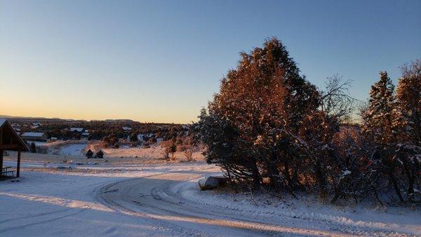 Visiting the Ponderosa Resort in December 2020.  Escaping "covinsanity"!