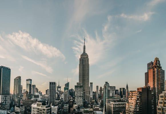 The Empire State building, it doesn't get much more iconic than this :)