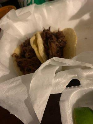 Tacos de barbacoa