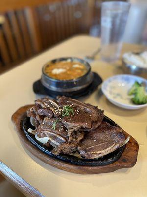 Galbi & tofu soup