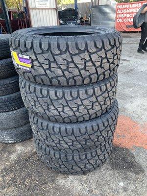 New tires for sale mount and balance