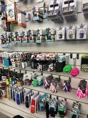 Great collection of travel accessories. TSA locks, Tags, Scales, Straps and more..