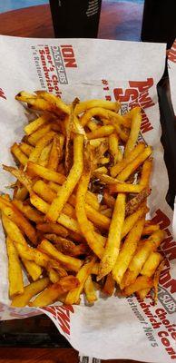 Large fresh cut fries