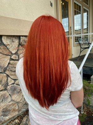 Vibrant Red by stylist Renee