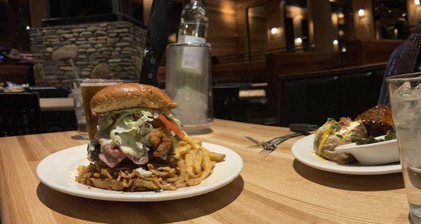 Bigfoot's Mother in Law.  One word, yummy.  And yes I finished it all Mom. It was thee most delicious burger yet.