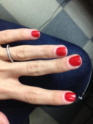 Shellac manicure on Day 11