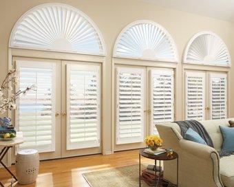 We are a Hunter Douglas Showcase dealer offering wood and faux wood shutters and blinds.