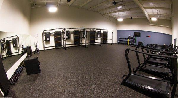 For those that want a little extra workout we have a boot camp room