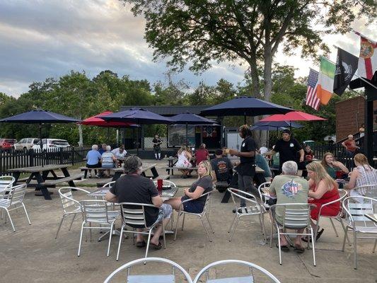 Great patio with live music