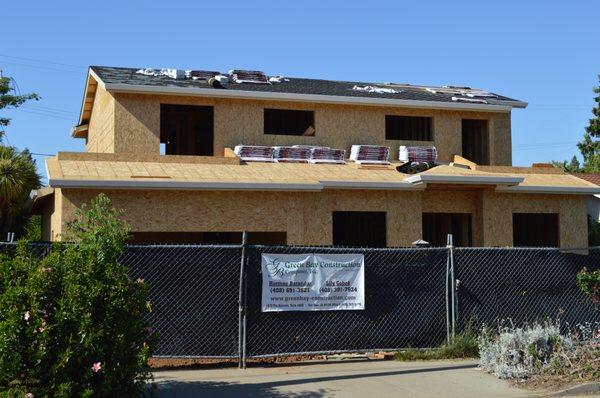 Burnt House New Roofing