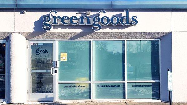 Green Goods - Moorhead's dispensary storefront!