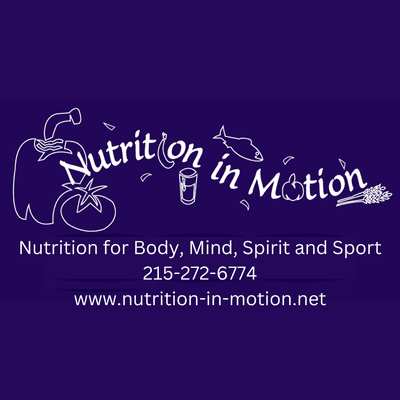 Nutrition in Motion - nutrition for body, mind spirit and sport.  Live your best life by healing from inside out