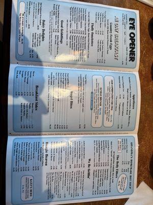 Open menu