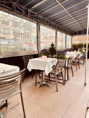 Outdoor seating