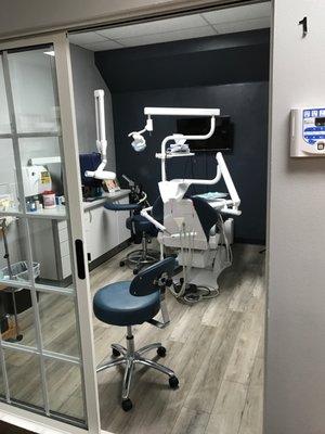 One of our exam rooms here at Monterey Park Dental!