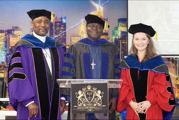 Bishop Bona Abraham, Bishop Emmanuel Okereke, Professor Natalia Baran