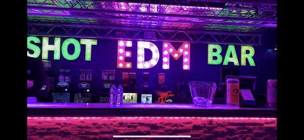 Edm shot bar