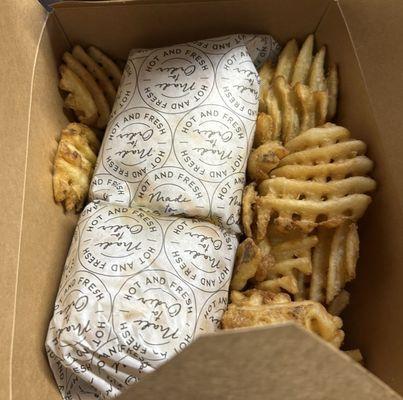 Wrap with fries