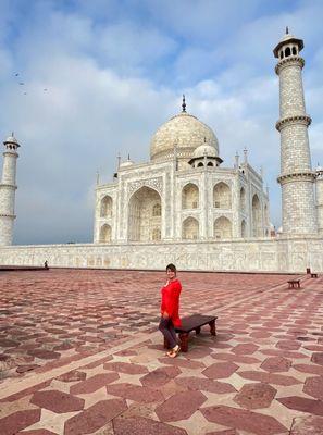 India visit to the Taj Mahal