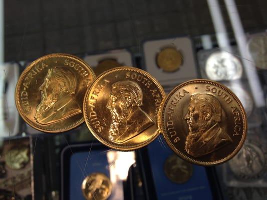 Gold Krugerrand Bullion Coins