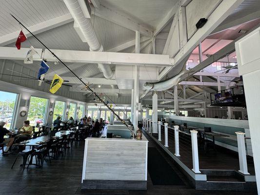 Bar and dining area inside