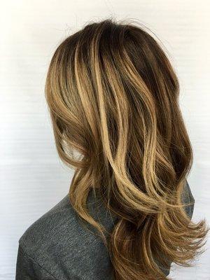 Base color + balayage