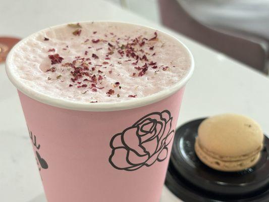 Vanilla Rose Latte