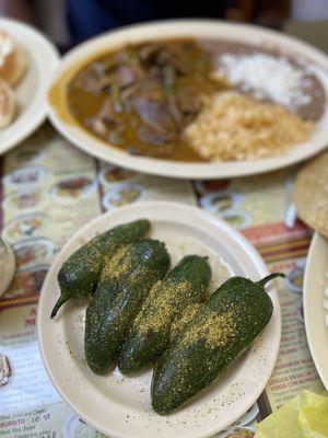 Bistec y con nopal