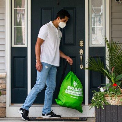 Wash & Fold Door to Door Laundry Services.