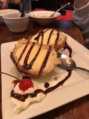 Fried ice cream.